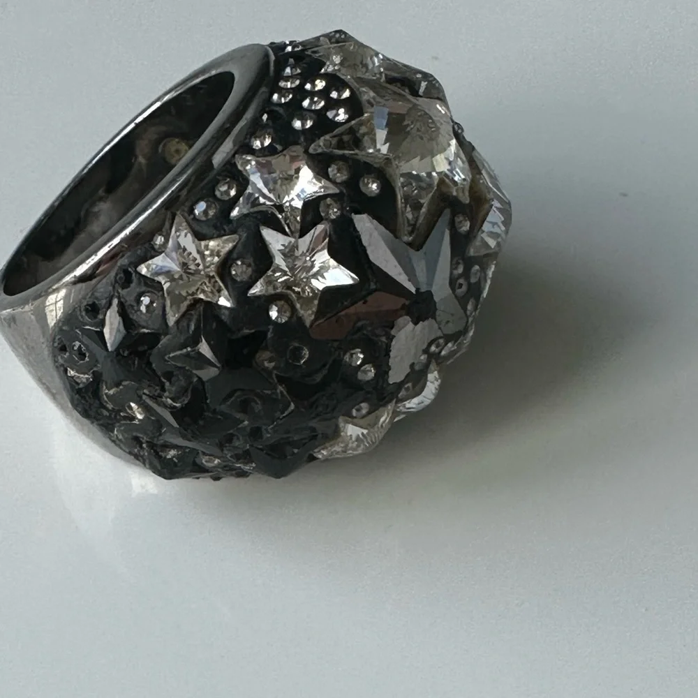 Swarovski Women's Metallic Crystal Star Dome Ring